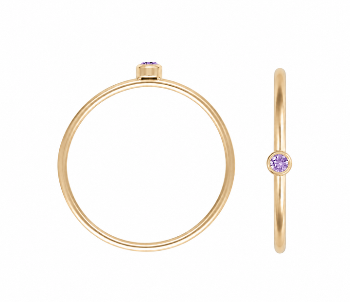 Birthstone ring juni